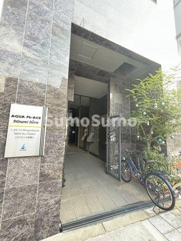 アクアプレイス南堀江のエントランス|建物の内部です