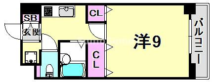 エストゥディオ甲子園口の間取り