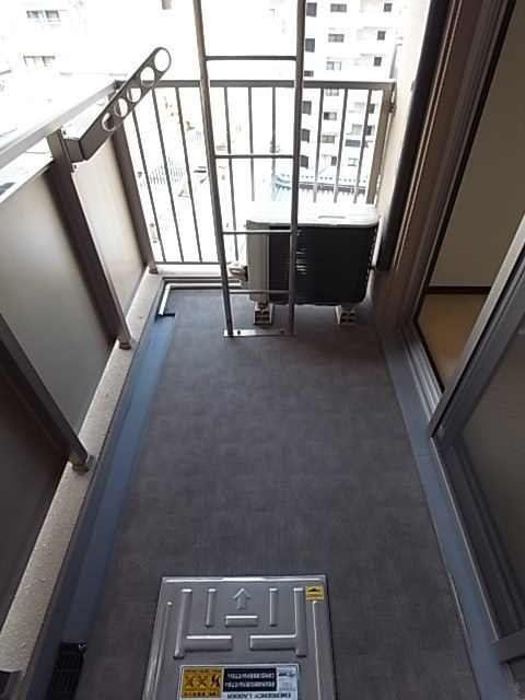 アスヴェル神戸元町Ⅱのバルコニー