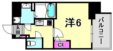 エスリード神戸三宮の間取り