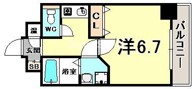 アスヴェル神戸元町の間取り