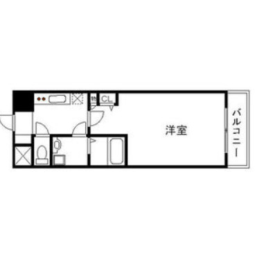 エスリード難波WESTの間取り