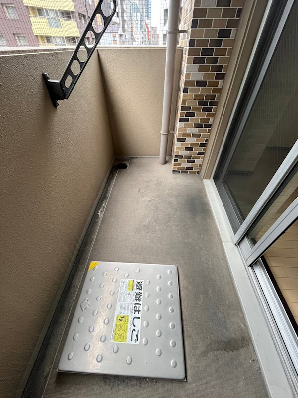 アスヴェル大阪城WESTⅡのバルコニー