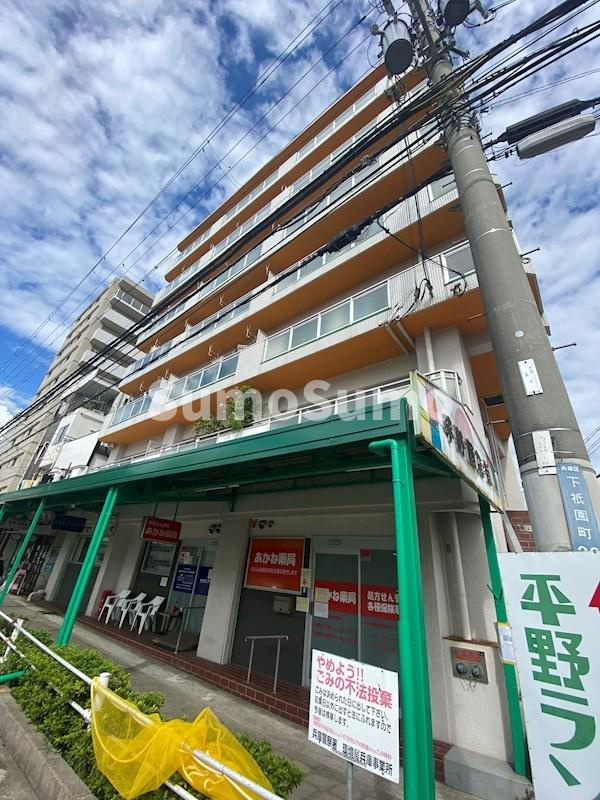 キャッスルハイツ平野の外観|外はこのようになっています
