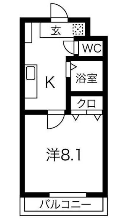 グラーツィア東灘の間取り