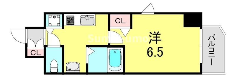 グランカリテ神戸WESTの間取り