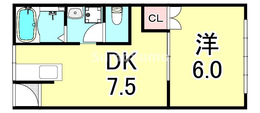 イシハラマンションの間取り