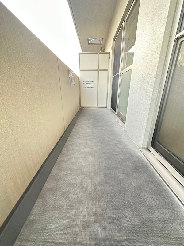 エスタンシア元町のバルコニー