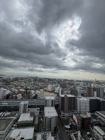 キャナルタウン中央の展望