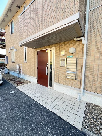 アンバーキューブAのエントランス