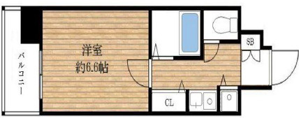 エスティライフ難波西の間取り