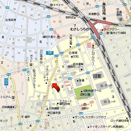 マーブル武蔵浦和の地図