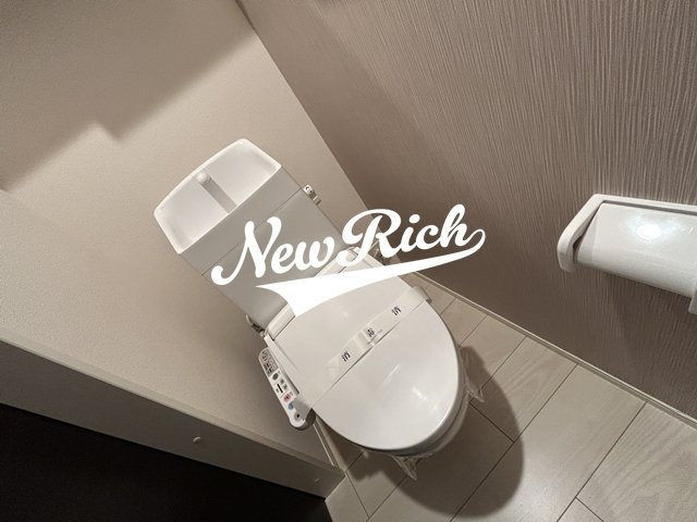 前橋市上小出町３丁目のアパートのトイレ