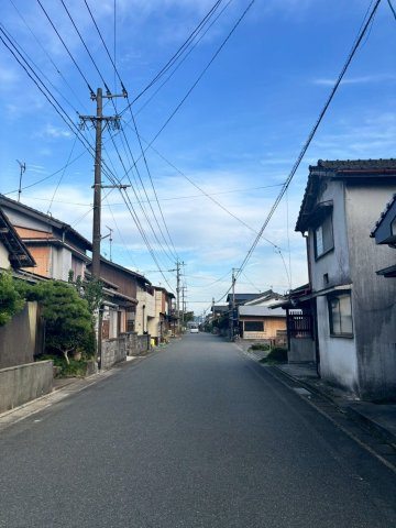 うきは市吉井町若宮　売り土地の前面道路含む現地写真|前面道路含む現地写真です