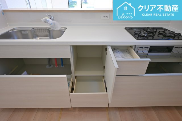 【キッチン】 | 桐生市相生町第17　クレイドルガーデン　1号棟