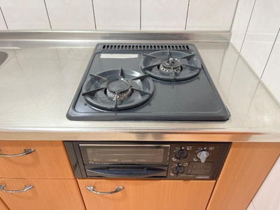 【キッチン】 | エタニティ古国府 | ガスコンロ