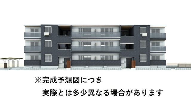 【外観】 | Merci HAYA（ﾒﾙｼｰﾊﾔ） | 完成予想図