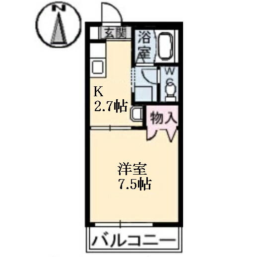 コロニーK Bの間取り