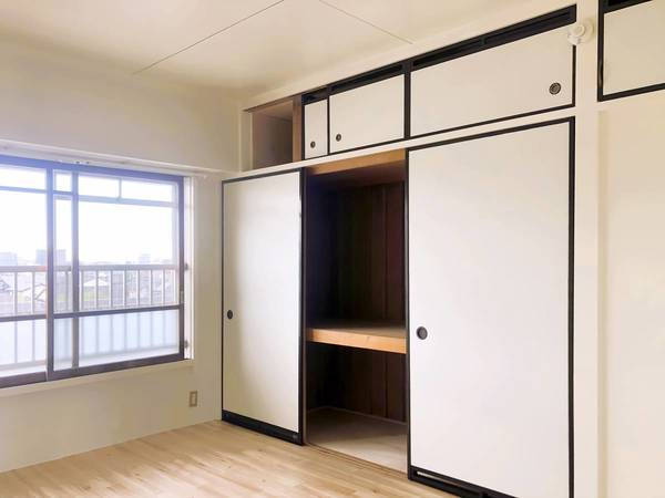 ビレッジハウス高岡1号棟の収納|ビレッジハウスの同一物件・同一タイプの間取りの写真です