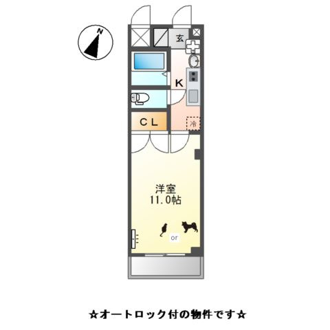 プレジデント・川中の間取り