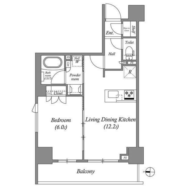 ブラウ住吉の間取り
