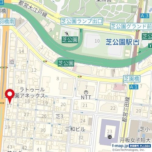 クリエート三田の地図