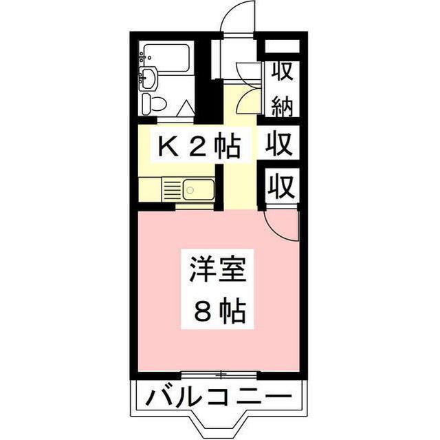 瑞穂市稲里のアパートの間取り