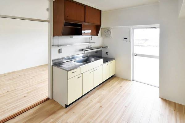 ビレッジハウス富山南1号棟のキッチン|ビレッジハウスの同一物件・同一タイプの間取りの写真です