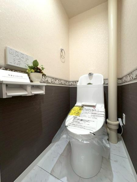 若葉台団地１・３号棟のトイレ|多機能パネル付きトイレです！