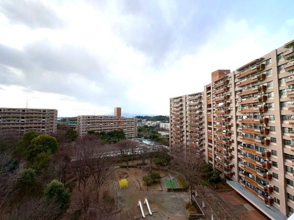 若葉台団地１・３号棟のその他|バルコニーからの眺望です！前面に棟がなく眺望良好です。