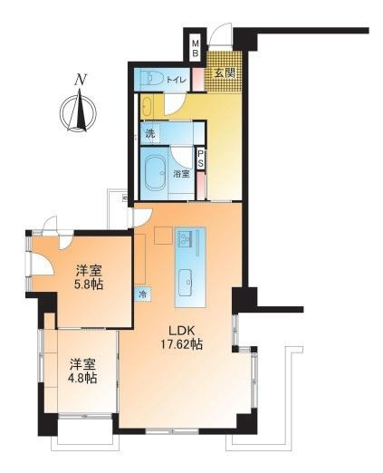 ラウムズ和歌山九番丁　の間取り