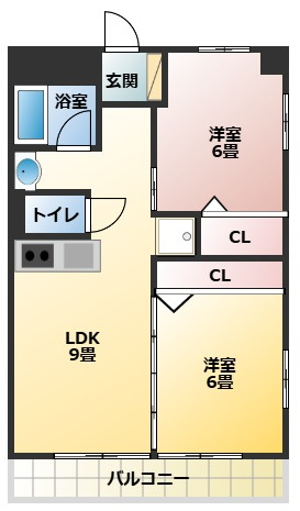 ピアチェーレ江南の間取り