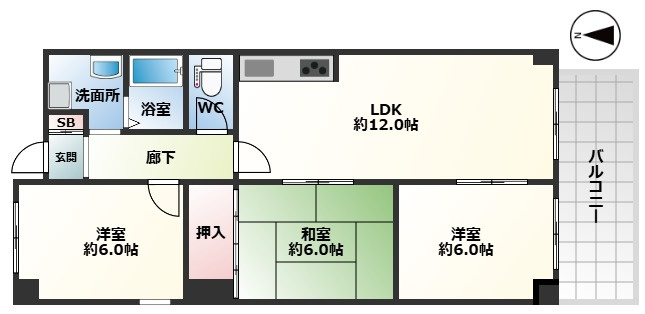 【間取り】 | Uresidence緑地公園