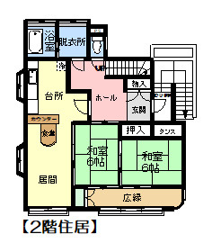 土浦１棟ビル（店舗・住居）の間取り|１階店舗と２・３階住居は、別契約になります。現在どちらも賃貸中の為、内見はできかねます。