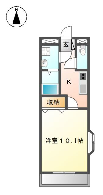 ラフィーヌ上野田Ⅱの間取り