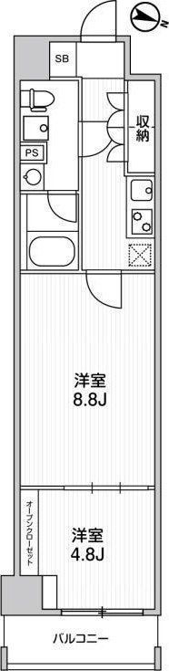 Weave Base -Itabashi Honcho 板橋本町の間取り