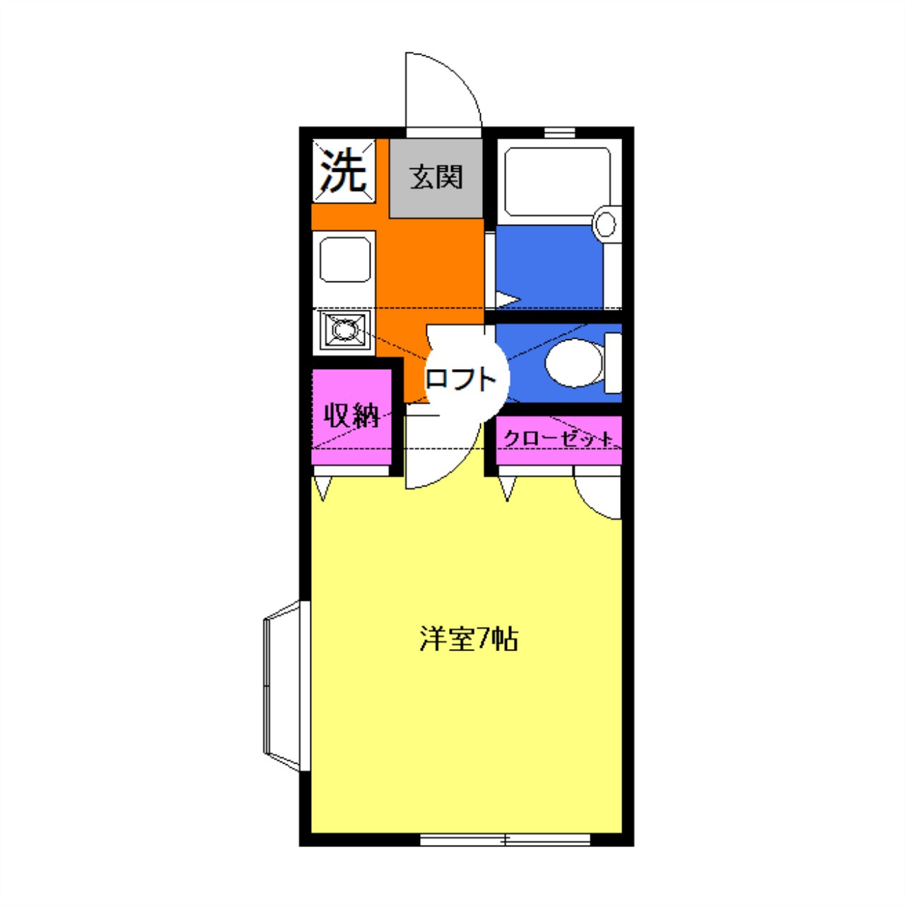 ピアッツァ恩名の間取り|間取りは現況優先