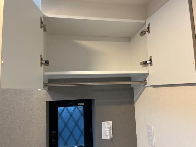 グローリー豊山の収納|洗濯機置場収納