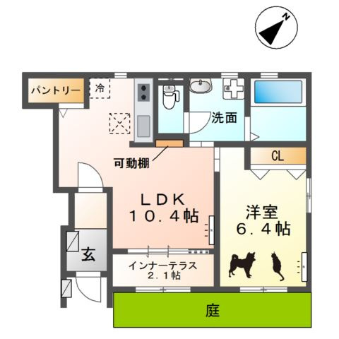グローリー豊山の間取り
