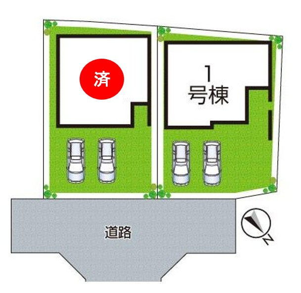 加古川市加古川町河原　第22期　新築一戸建ての区画図|全2区画