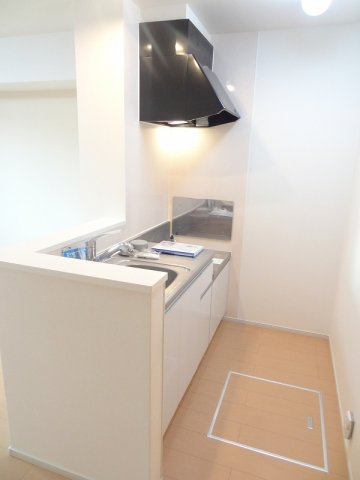 コーポ・ソレイユのキッチン|きれいなキッチンです