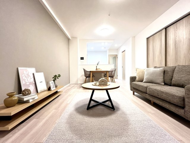 セントパークス平野公園の居間・リビング