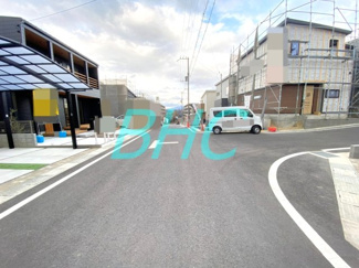 【前面道路含む現地写真】 | 大平１丁目　バードタウン石山大平BH　20号地