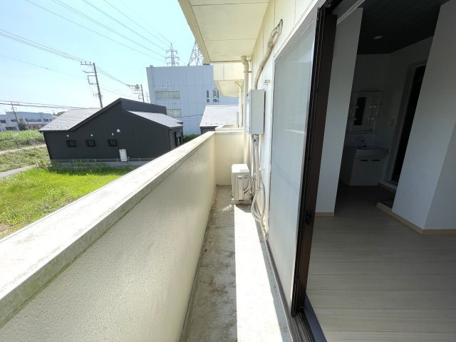 IMビルのバルコニー