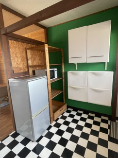 【キッチン】 | メゾン岩瀬 | 冷蔵庫付