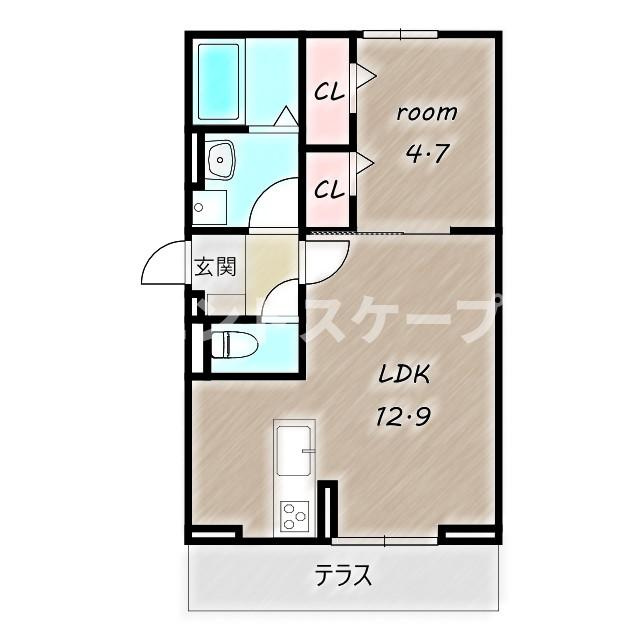 イーステージ大橋町の間取り|高崎、前橋のお部屋探しはエンドスケープまで！お客様の理想お聞かせ下さい♪