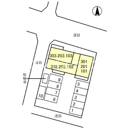 イーステージ大橋町の区画図|高崎、前橋のお部屋探しはエンドスケープまで！お客様の理想お聞かせ下さい♪