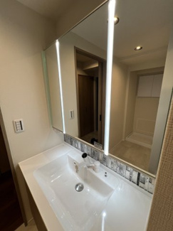 朝の身支度には欠かせない独立洗面化粧台