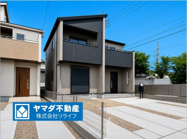 ブルーミングガーデン　一宮市小信中島　全2区画分譲の外観|■2号棟
■YAMADA電機の　ヤマダ不動産　株式会社リライフ　一宮店■
【長期優良住宅認定】仕様のおうち！
東栄住宅の家は、全棟「耐震等級３」「設計・住宅性能評価書取得」で信頼の高い住宅です。