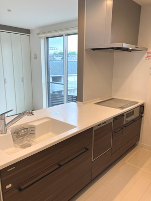 【キッチン】 | 緑ケ丘戸建 | お料理しやすいキッチンです